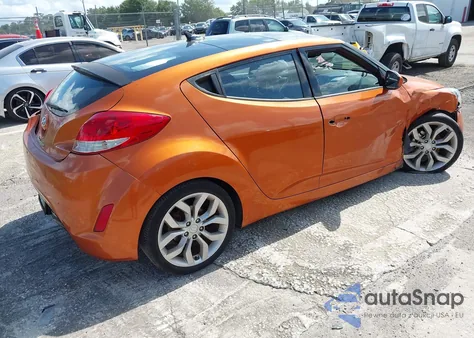 2012 Hyundai Veloster Base W/Black из США, поврежденный, VIN KMHTC6AD4CU069761